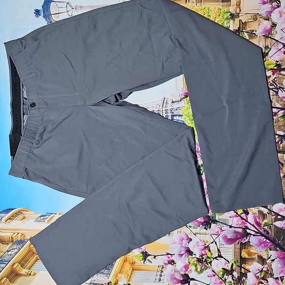 Under‎ Armour Gray Unhemmed Pants Size 38 New - Picture 1 of 5